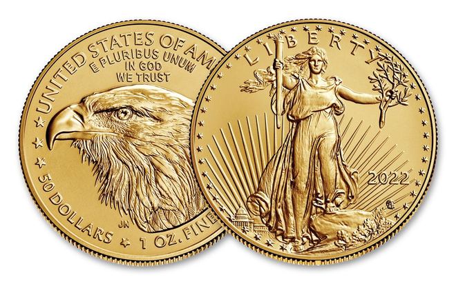 Gold American Eagle